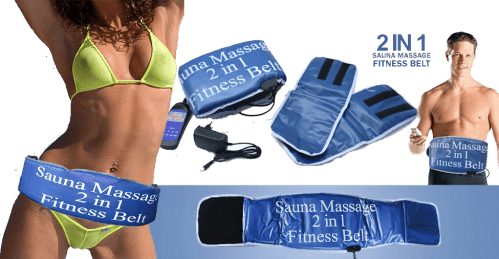  Sauna Massage 2 in 1 Fitness Belt   2