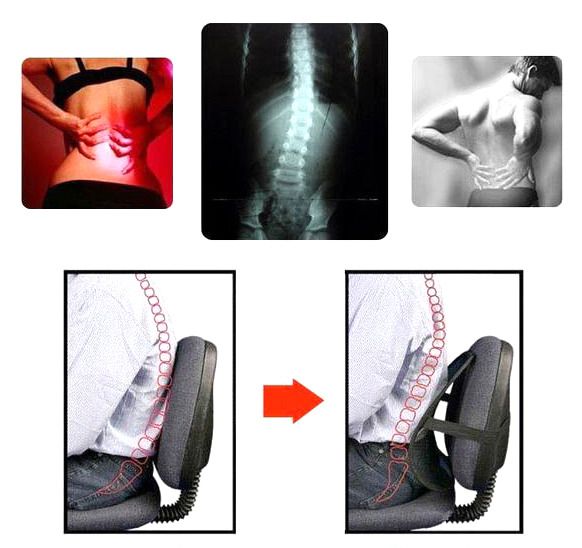 Ортопедическая спинка-подушка ортопедическая подушка на спинку стула