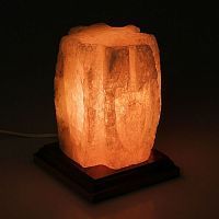 Светильник соляной "Пламя" цельный кристалл, 2-3 кг фото