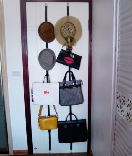 Вешалка для сумок и шляп на дверь, 8 крючков картинки фото 6