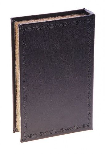Тайник в виде сейф книги "Джейн Эйр", кожаный переплет, большая 24x16x5 см картинки фото 2