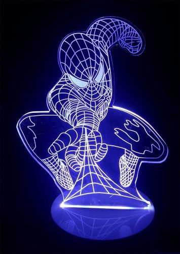 3D светильник "Человек паук" картинки фото 2
