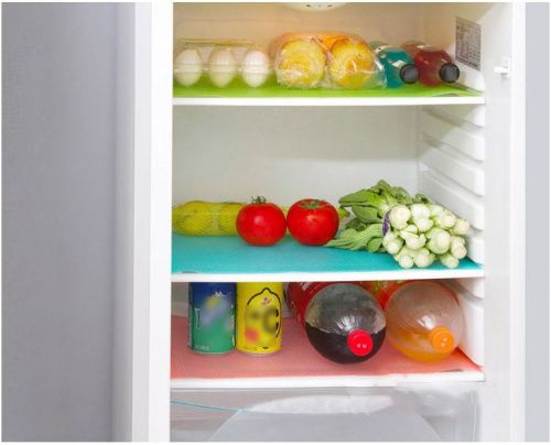 Антибактериальные коврики на полки в холодильник силиконовые 6 шт картинки фото 6