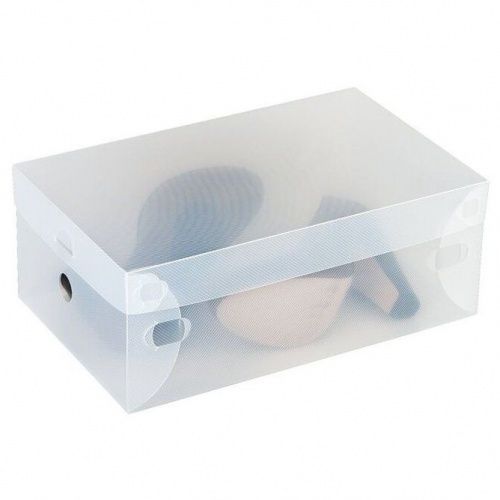Набор пластиковых коробок для хранения обуви Plastic Shoe Box 5 шт. картинки фото 7