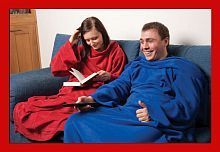 Плед-одеяло с рукавами и поясом Cuddle Blanket
