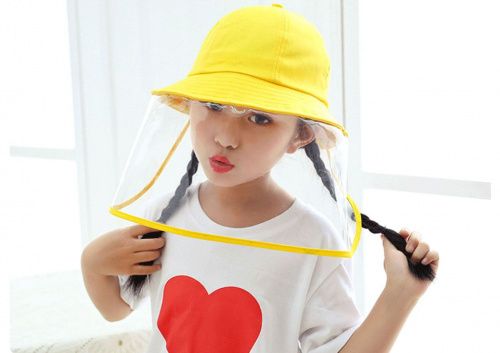 Детская шапочка с защитным экраном 52-54 см картинки фото 9