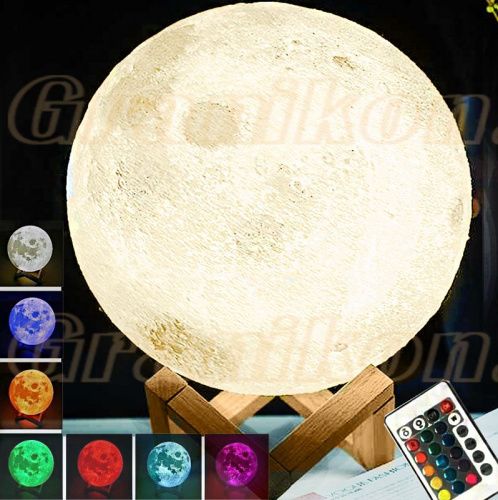 Лампа ночник в форме Луны, Lampa d- 20 см.
