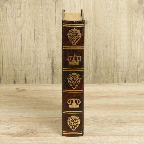 Сейф книга "Король" с ключом 24х17х5, кожаный переплет картинки фото 3