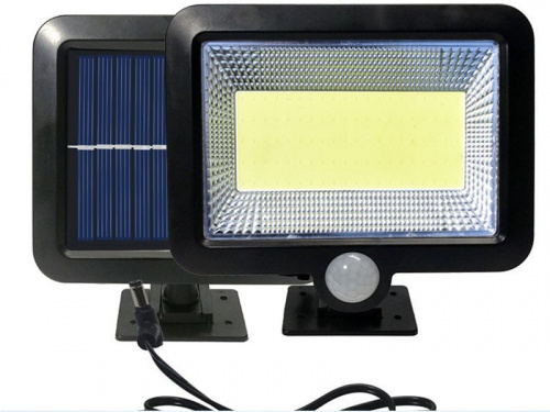 Светодиодный прожектор на солнечных батареях с датчиком движения 100LED картинки фото 10