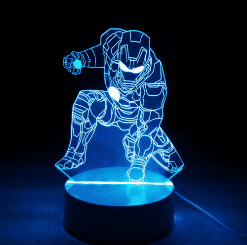 3D светильник "Железный человек" картинки