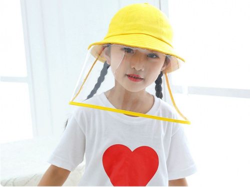 Детская шапочка с защитным экраном 52-54 см картинки фото 10