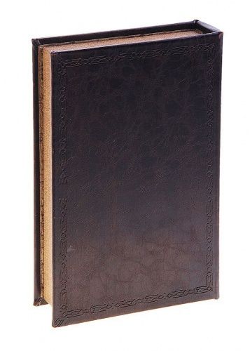 Сейф-книга "Шиллер" обложка из кожи 26х17х5 см картинки фото 2