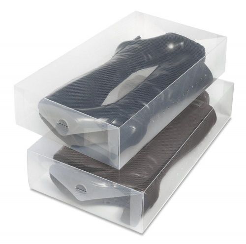 Набор пластиковых коробок для хранения обуви Plastic Shoe Box 5 шт. картинки фото 6