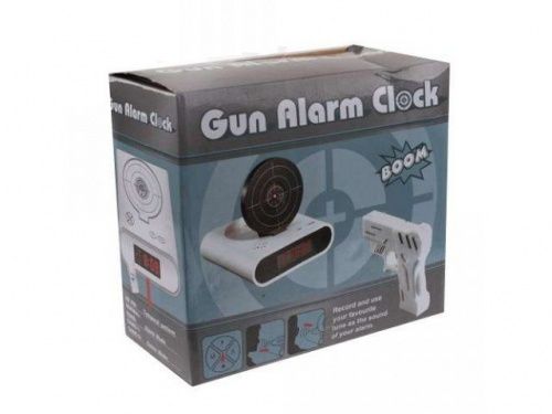 Будильник с пистолетом и мишенью Gun Alarm Clock фото 10