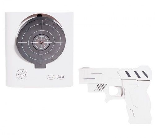 Будильник с пистолетом и мишенью Gun Alarm Clock фото 7