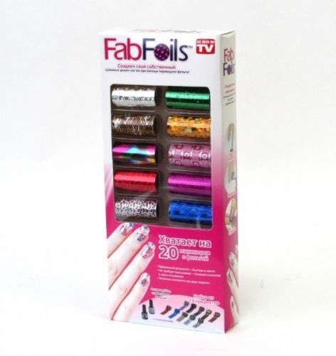 Набор для дизайна ногтей Fab Foils картинки фото 5
