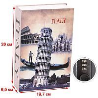 Сейф книга на коде "Италия" 26 х 19,7 х 6,5 см фото