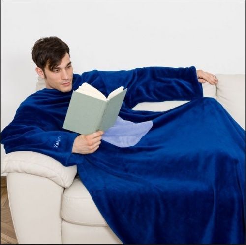 Плед-одеяло с рукавами и поясом Cuddle Blanket фото 8