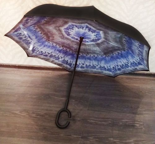 Умный зонт наоборот Umbrella Нежность картинки