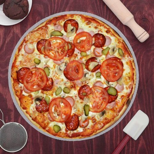 Коврик сетка для пиццы, круглый 37см "Мобие" картинки фото 2