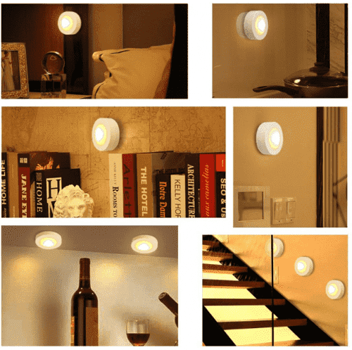 Светодиодные светильники под шкафы 3 шт. пульт управления картинки фото 6