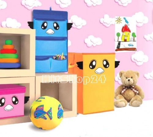 Короб для детских вещей и игрушек с крышкой  30х40х25 см Valliant оранжевый картинки фото 3