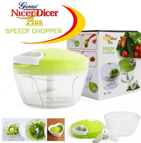 Ручной измельчитель для резки овощей Nicer Dicer Plus Speedy Chopper картинки фото 10