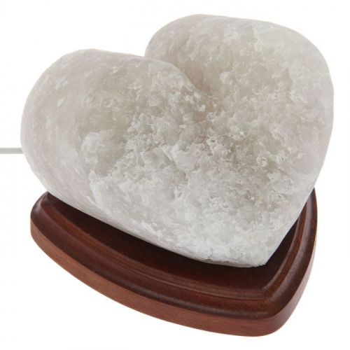 Светильник соляной "Сердце алое" цельный кристалл, 2-3 кг картинки фото 2