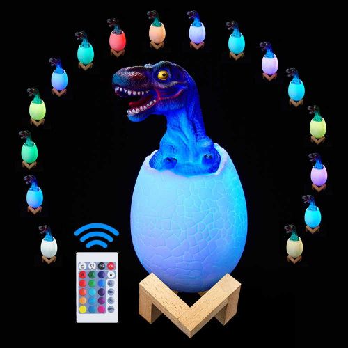 Светильник - ночник динозаврик в яйце, тиранозавр картинки