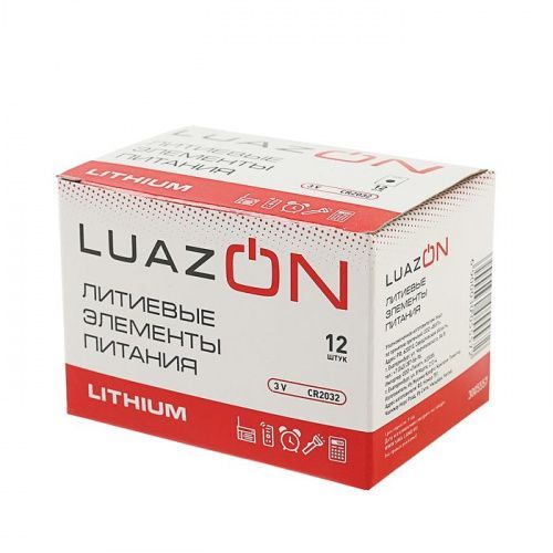 Батарейка литиевая LuazON, CR2032, блистер, 5 шт картинки фото 4