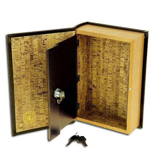 Сейф-книга "Капитал" 27х20.7х7см с замком на ключе, кожа картинки фото 7
