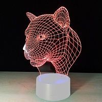 3D светильник "Тигр" фото