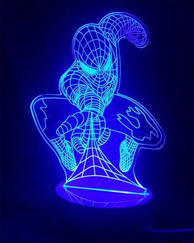 3D светильник "Человек паук" картинки фото 3