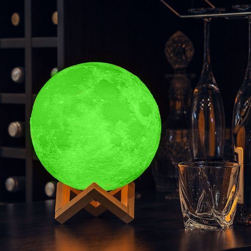 Светильник ночник Луна 24 см с пультом управления картинки фото 6