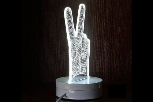 3D лампа "Рука" - объемный светильник картинки фото 2