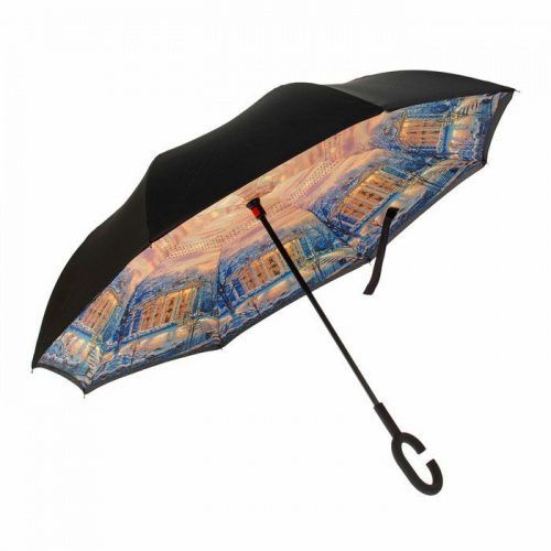 Умный зонт наоборот Umbrella "Рассвет" картинки фото 5