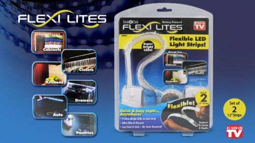 Подсветка шкафа светодиодной лентой Flexi Lites Stisk картинки фото 2