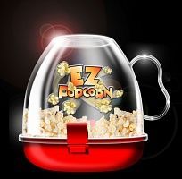 Чаша для приготовления попкорна в микроволновке EZ Popcorn фото