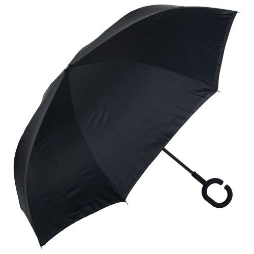 Умный зонт наоборот Umbrella Голубой картинки фото 3