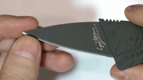Нож CardSharp в виде кредитной карты картинки фото 3