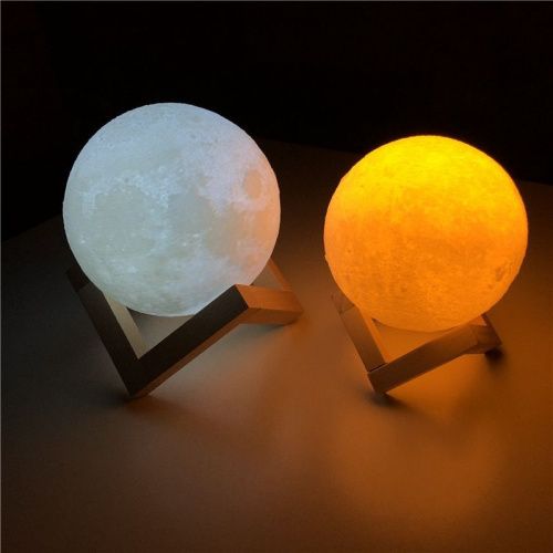 Лампа ночник в форме Луны, Lampa d- 20 см. фото 17