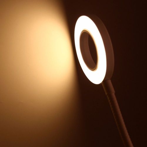 Кольцевая лампа со штативом для телефона, 9 см картинки фото 16