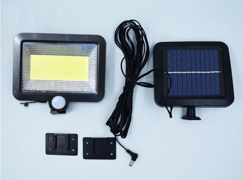 Светодиодный прожектор на солнечных батареях с датчиком движения 100LED картинки фото 18