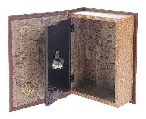 Сейф-книга с кодовым замком "Мона Лиза", обтянута кожей картинки фото 4