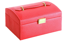 Красный чемодан для бижутерии "Санта-Фе" фото