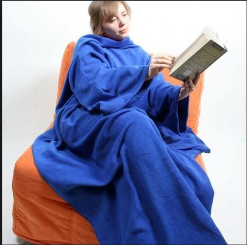 Плед-одеяло с рукавами и поясом Cuddle Blanket фото 2