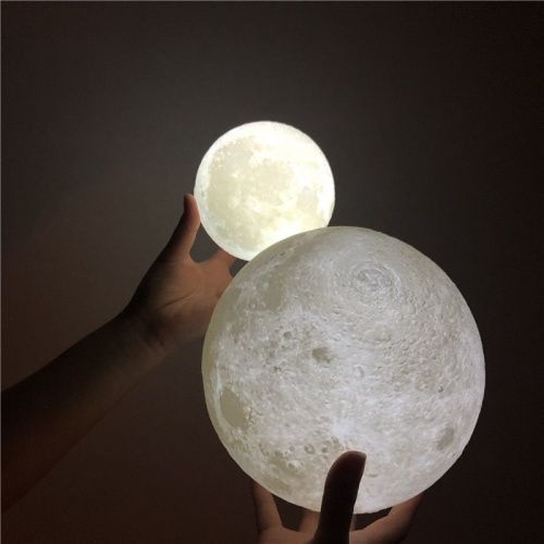 Лампа ночник в форме Луны Moon Lamp 20 см фото 12