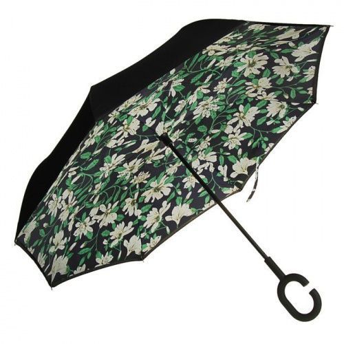 Умный зонт наоборот Umbrella Подснежники картинки фото 2