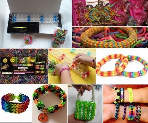 Набор для плетения браслетов Rainbow Loom Bands картинки фото 4