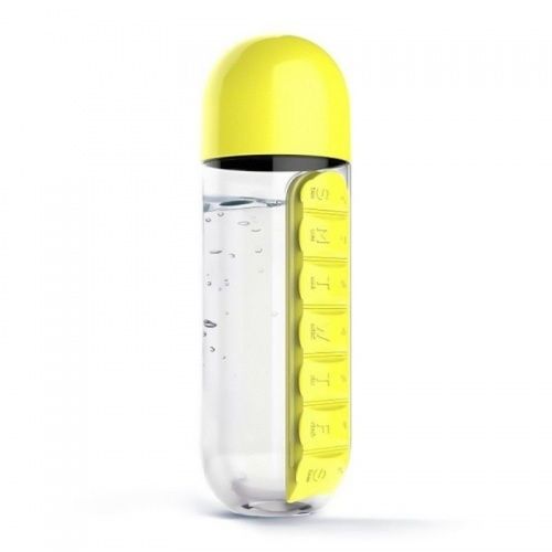 Бутылка с органайзером для таблеток Pill Vitamin картинки фото 6